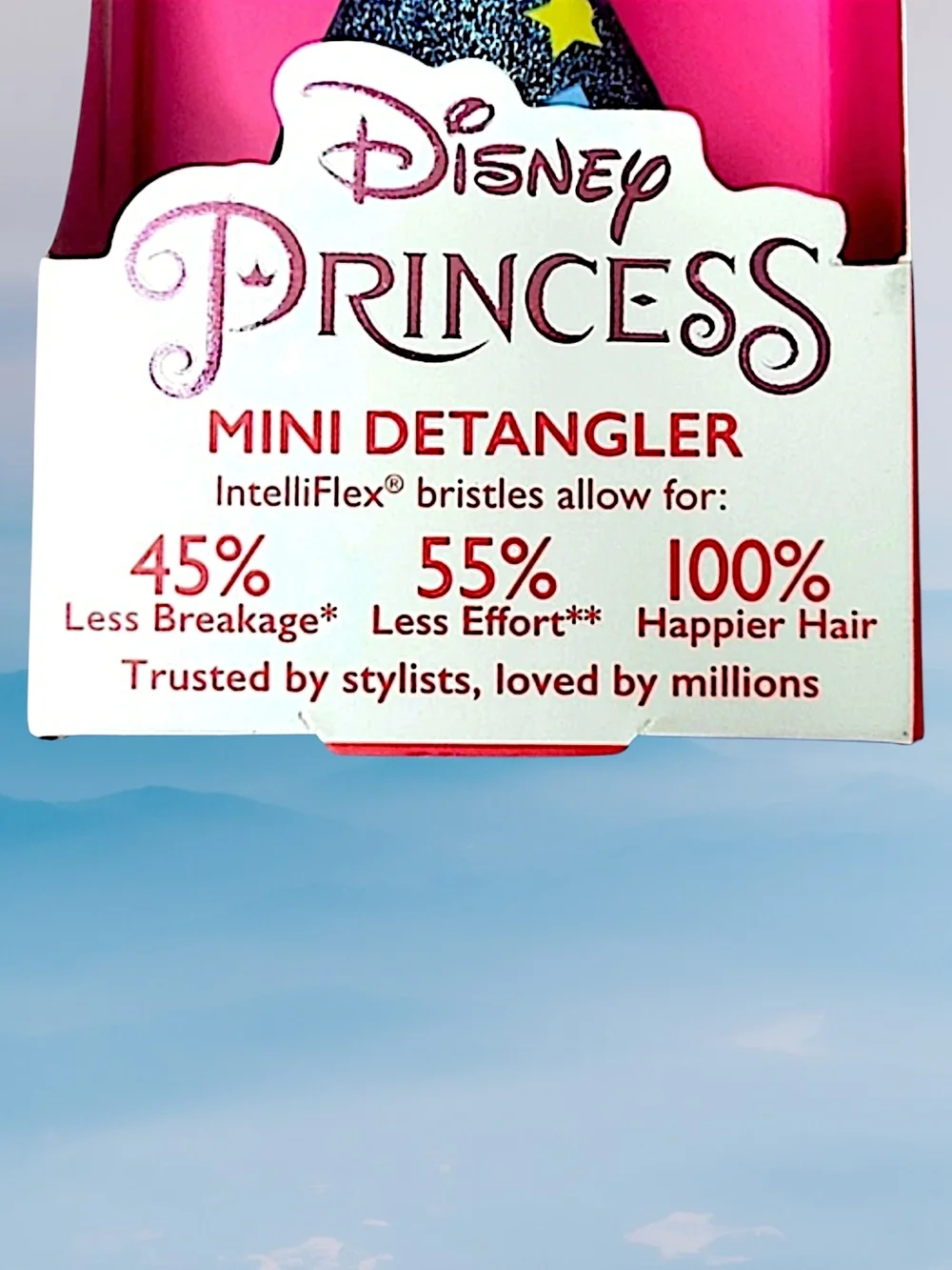 Disney Princess Mini Detangler - Pink & Light Blue